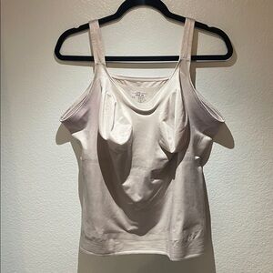 Ruby Ribbon Women's Size 48 Lovely Nude Pink Sleek Shaping Tank Top